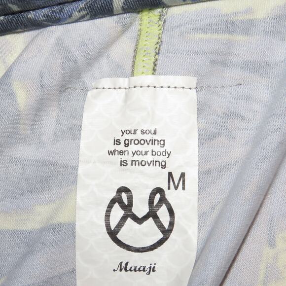 Maaji Mixed Print Groove Brave and Sweet Running Activewear Full Zip Jacket - Picture 9 of 10